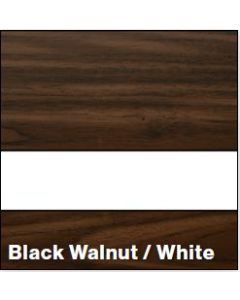 Black Walnut/White MATTE 1/16IN