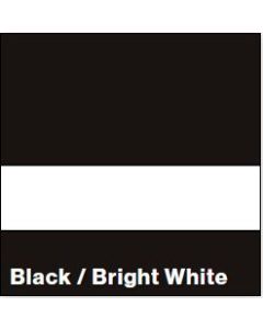 Black/BR White MATTE 1/16IN