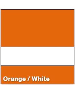 Orange/White MATTE 1/16IN