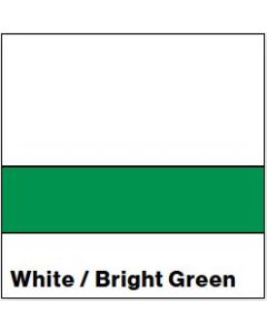 White/Bright Green MATTE 1/16IN