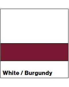 White/Burgundy MATTE 1/16IN
