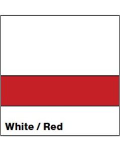 White/Red MATTE 1/16IN