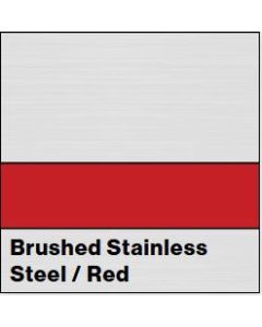 Brushed Stainless Steel/Red MGP 1/16IN
