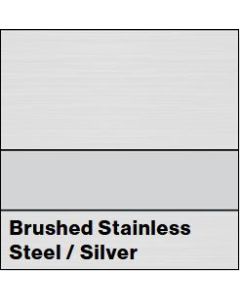 Brushed Stainless Steel/Silver MGP 1/8IN