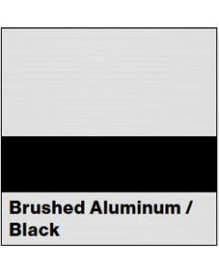 Brush Aluminum/Black NOMARK PLUS 1/16IN