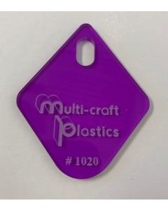 6mm 4x8FT TRANSP PURPLE #1020 PM