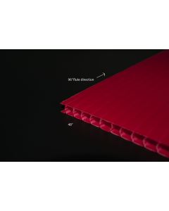 10mm 4x8FT RED CORRUGATED POLYPRO