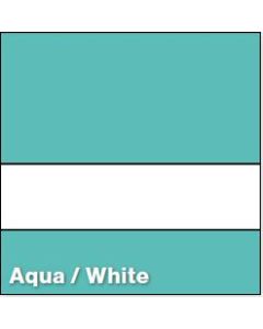 Aqua/White SATIN 1/16IN