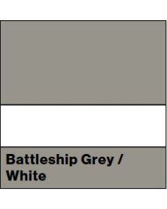 Battleship Grey/White SATIN 1/16IN