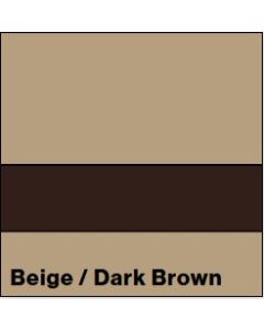 Beige/Dark Brown SATIN 1/16IN