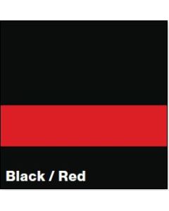 Black/Red SATIN 1/16IN