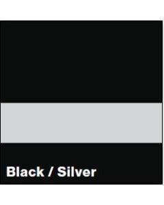 Black/Silver SATIN 1/16IN