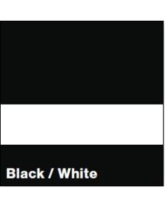 Black/White SATIN 1/8IN 3-ply