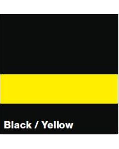 Black/Yellow SATIN 1/16IN