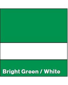 Bright Green/White SATIN 1/16IN