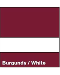 Burgundy/White SATIN 1/16IN