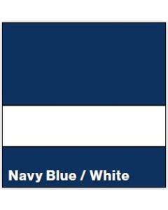 Navy Blue/White SATIN 1/8IN 3-ply
