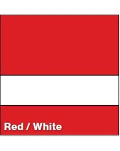 Red/White SATIN 1/16IN