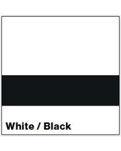 White/Black SATIN 1/32IN