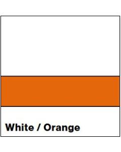 White/Orange SATIN 1/16IN