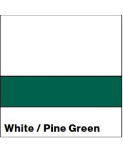 White/Pine Green SATIN 1/16IN