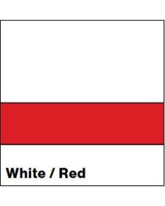 White/Red VALUE SATIN 1/16IN