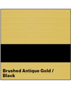 Brushed Antique Gold / Black MPG 1/16IN