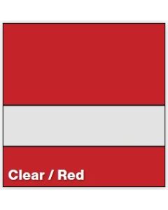 Clear/Red SLICKER 1/16IN