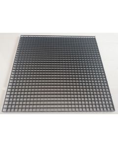 5/8x5/8x3/8IN 2x4FT CHROME EGGCRATE