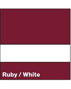 Ruby/White TEXTURE 1/16IN