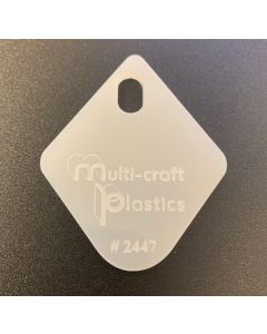 12mm 4x8FT WHITE CAST ACRYLIC #2447 PM