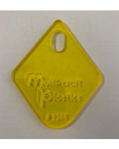 6mm 4x8FT TRANSP. YELLOW AC # 2208