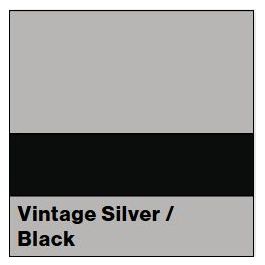 Rowmark 422-384 Vintage Silver/Black Lacquer - Multi-Craft Plastics