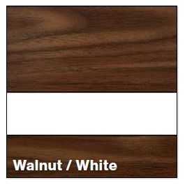 White Rowmark Rowmark 922-172 Walnut/White LaserMark - Multi-Craft Plastics