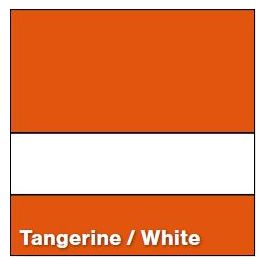 Rowmark 822-652 Tangerine/White Texture - Multi-Craft Plastics