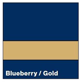 Ultra Matte Reverse Rowmark Blue Rowmark 322-527 Blueberry/Gold ULTRAMATTES FRONT - Multi-Craft Plastics