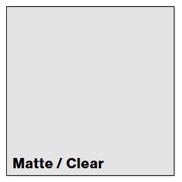 Rowmark 311-101 Matte/Clear ULTRAMATTES REVERSE - Multi-Craft Plastics
