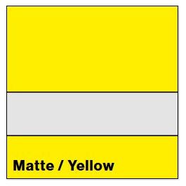 Rowmark 342-701 Matte/Yellow ULTRAMATTES REVERSE - Multi-Craft Plastics