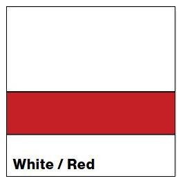 Rowmark 322-206 White/Red ULTRAMATTES FRONT - Multi-Craft Plastics